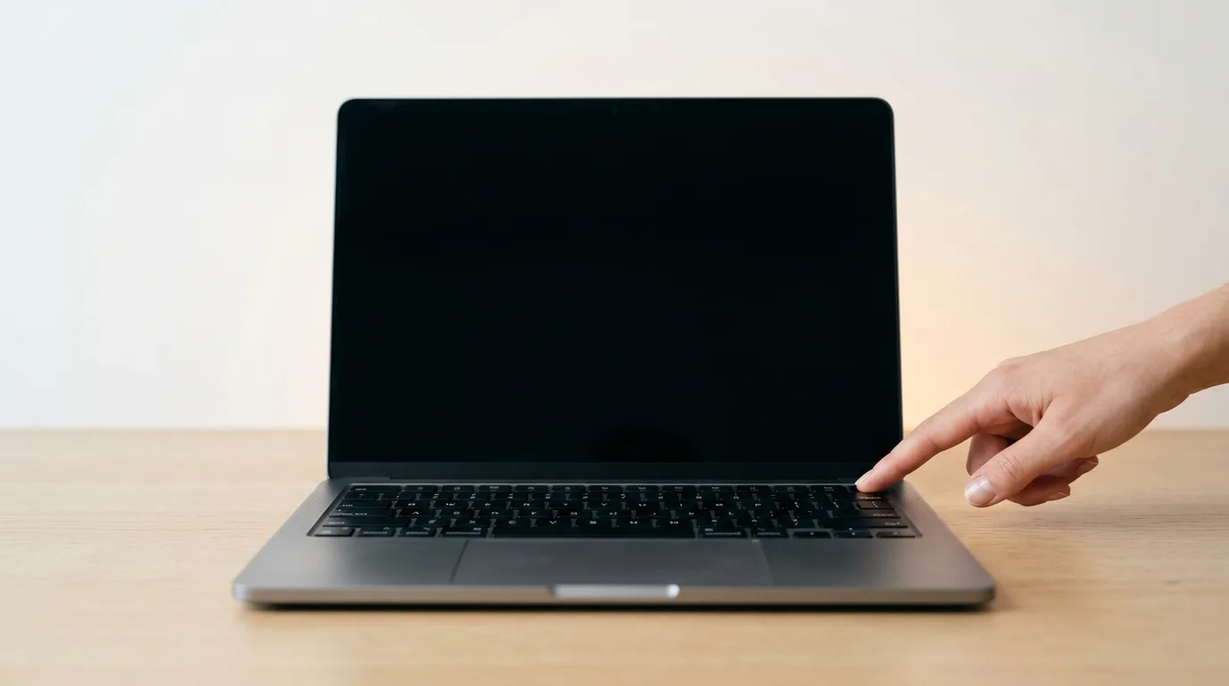 Laptop won't turn on — how to diagnose it in 5 minutes