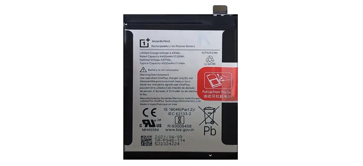 OnePlus Nord CE 5G Battery Price & Replacement Cost in India