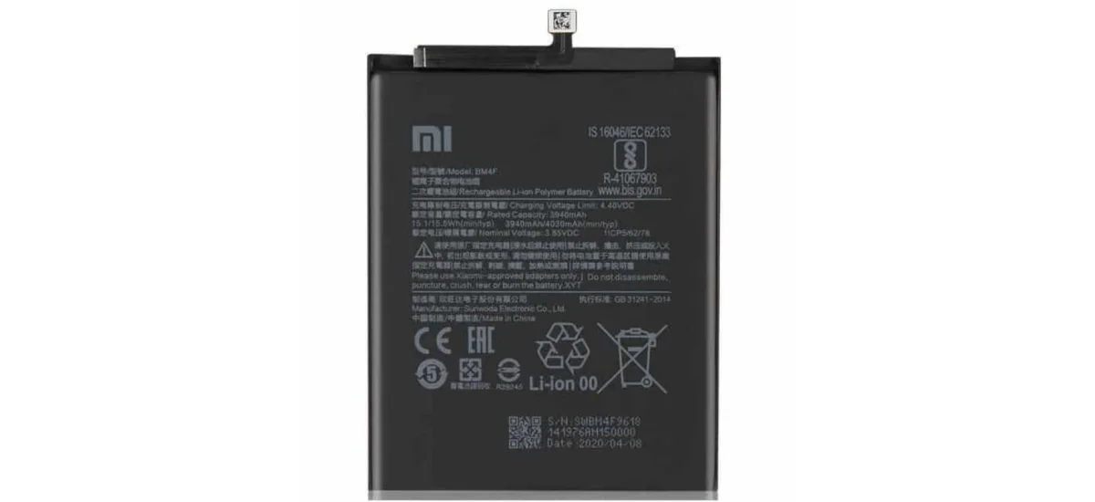 Xiaomi Mi A3 Battery Price & Replacement Cost in India