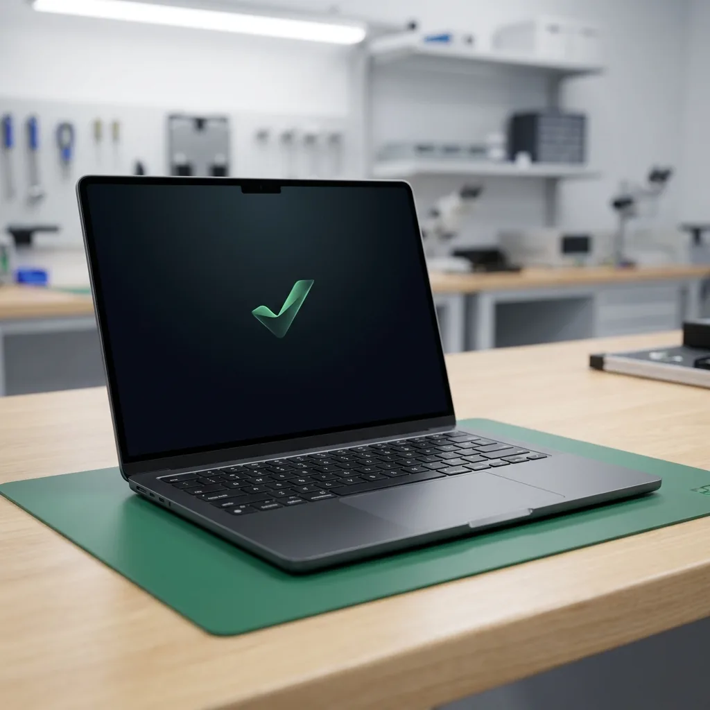 Repaired MacBook passing a keyboard diagnostic