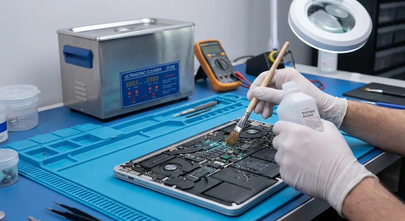 MacBook Liquid Damage Repair at iTweak